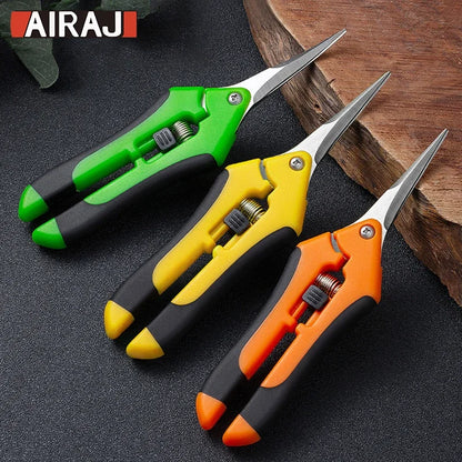 Garden Secateurs Bonsai Shears – Ergonomic Pruning Tool for Fruit Picking, Weeding & Household Potted Plants