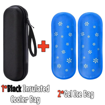 1/6pcs Insulin Gel Ice Bag Reusable Cooling Bag Refrigerated Ice Strip Cold Insulation Ice Pack for Pain Relief Medicine Storage