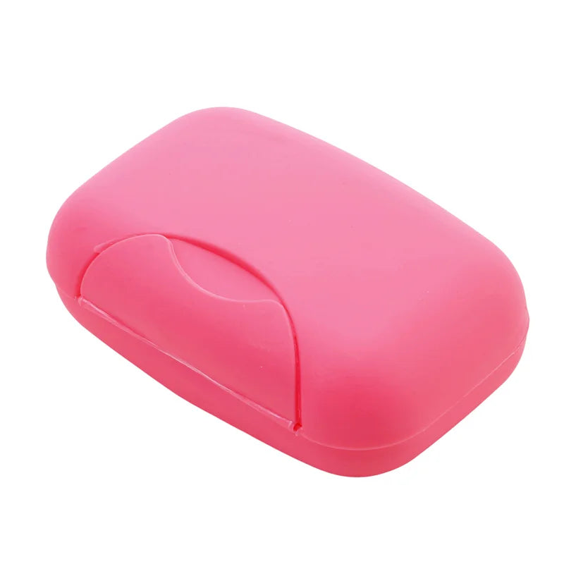 Portable Travel Soap Box Container with Cover – Plastic Soap Holder for Bathroom & Travel, Multiple Sizes