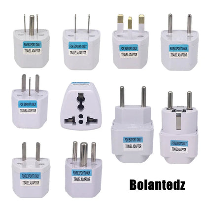 Universal Travel Plug Adapter – Multi-Region Converter for US, UK, EU, AU, KR, JP & More