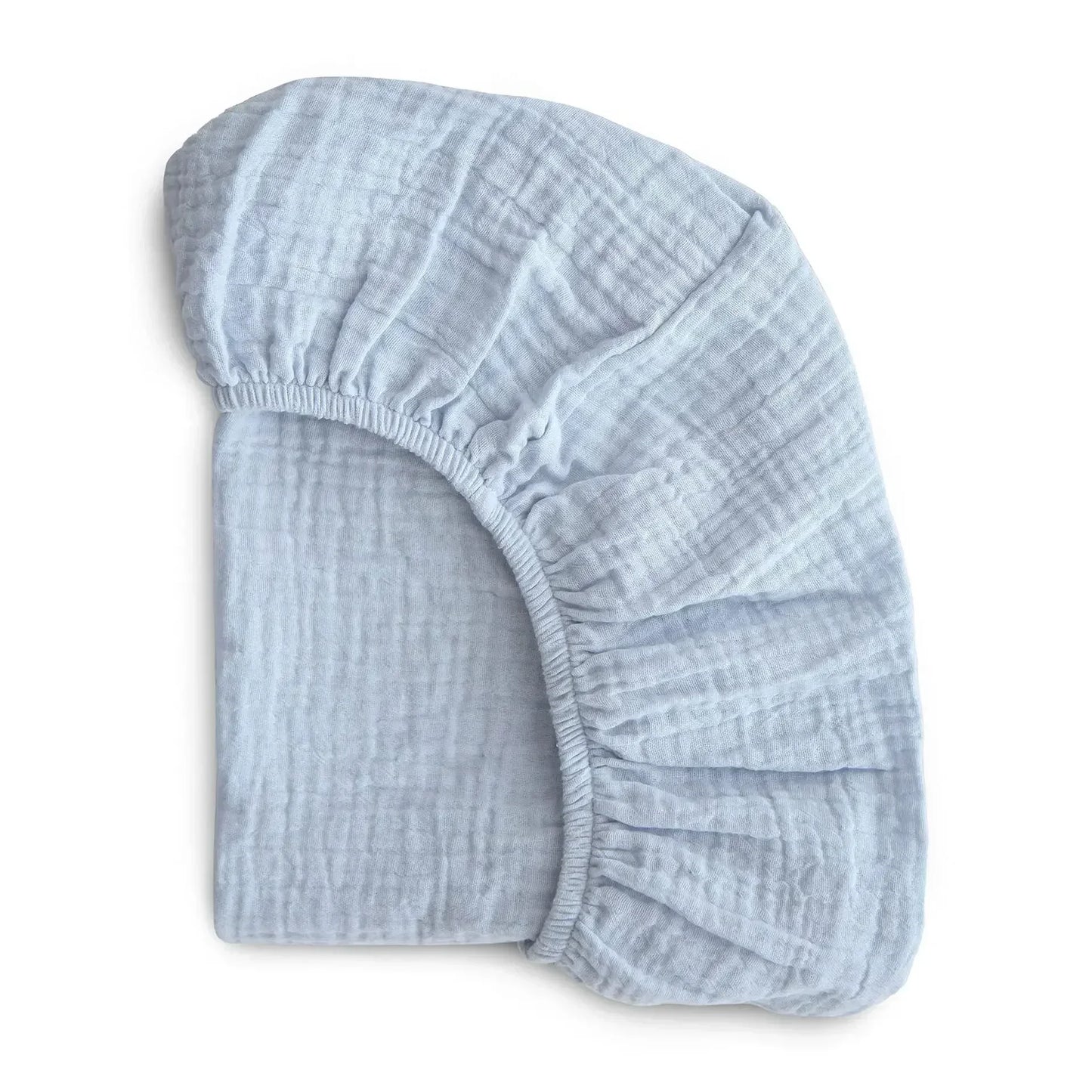 Detachable Muslin Cotton Crib Sheet – Soft Fitted Baby Mattress Cover with Elastic Edges