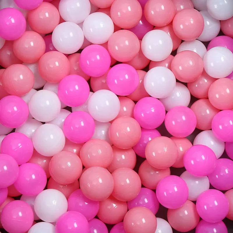 50pcs Colorful Love Star Ocean Balls – Eco-Friendly Plastic Balls for Baby Play Pits & Pools