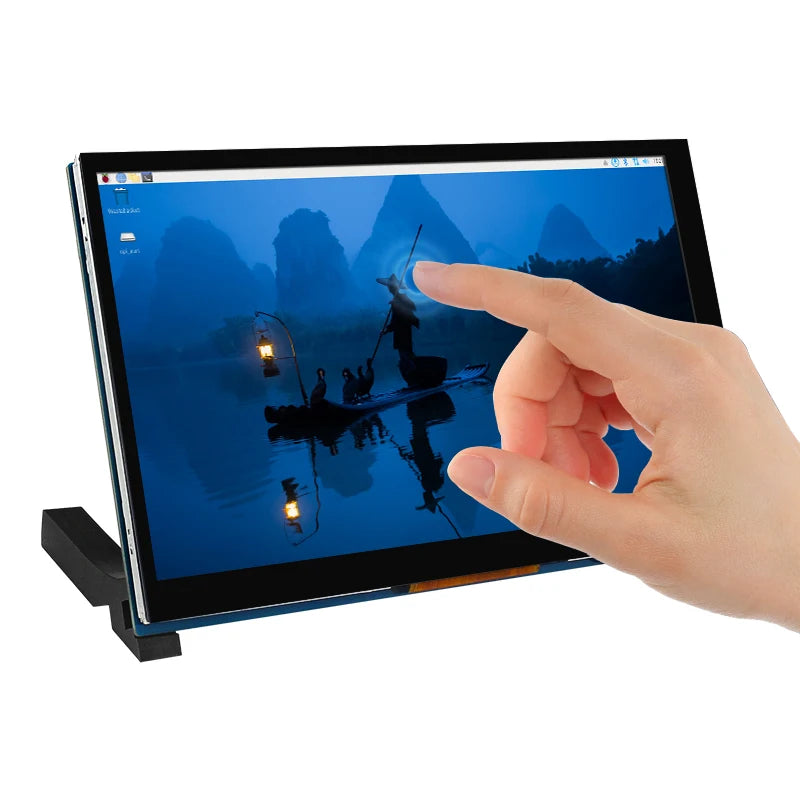 7 Inch DSI Touch Screen for Raspberry Pi 5 4B 3B+ 3B IPS Display 800*480 LCD MIPI CSI Cable With Standard Monitor for RPI 5 Pi5