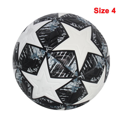 Standard Soccer Ball – Size 4 & 5 Seamless PU Football for Outdoor Sports & Training