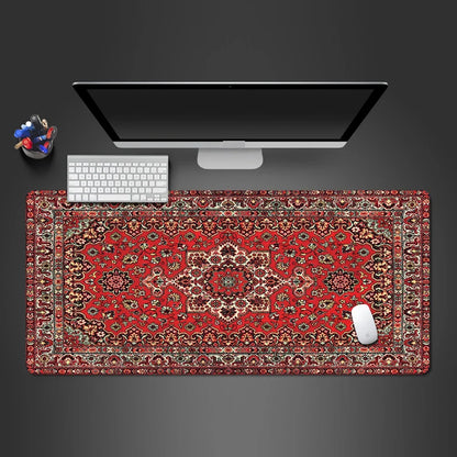 Persian Mouse Pad XXL – Extended Gaming Desk Mat & Office Mouse Carpet with Non-Slip Rubber Base