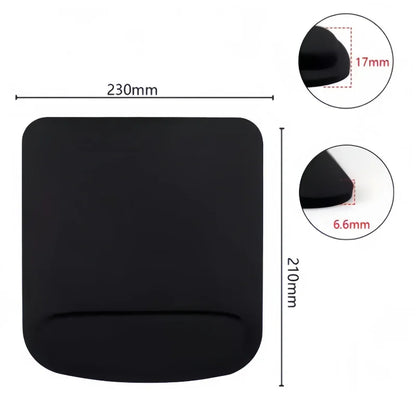 Large Thickened EVA Ergonomic Mouse Pad - Non-Slip Wrist Support for Office & Computer Gaming Comfortable Mouse Mat Accessory