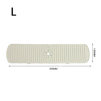 Silicone Faucet Drain Pad – Anti-Splash Non-Slip Kitchen & Bathroom Faucet Mat