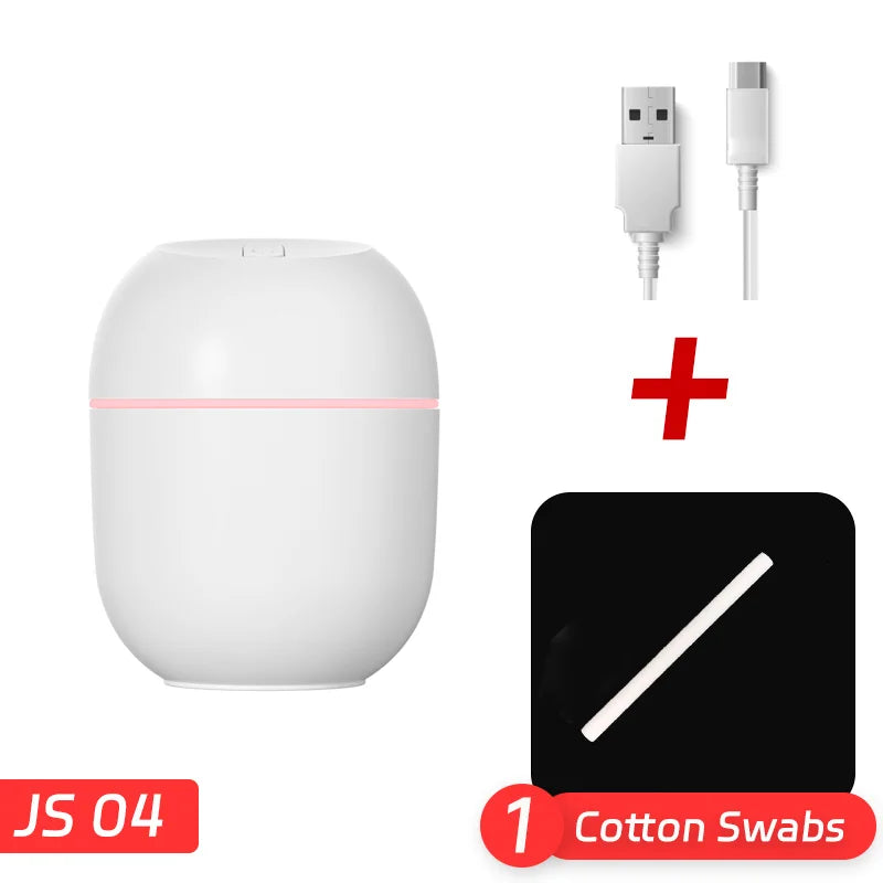 Portable USB Water-Drop Humidifier – Mini Desktop Home Mist Atomizer