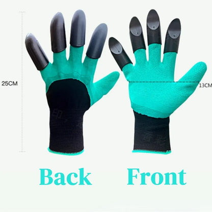 Breathable Garden Gloves with Claws – Puncture-Resistant Digging & Planting Gloves