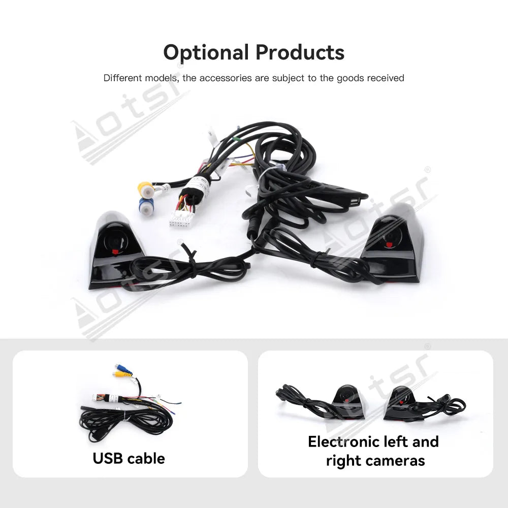 Wireless Carplay Decoder Box Android Auto Mirror Link Airplay For Audi Series Q5 3GMMI 2013-2018 General Car Accessories