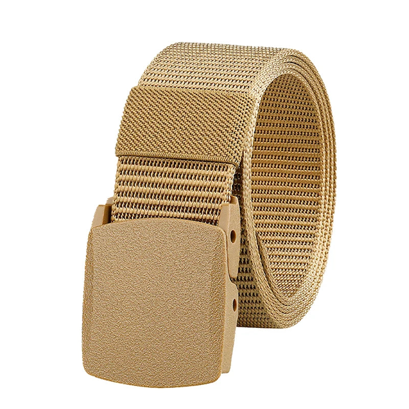 Casual Nylon Tactical Belt – Anti-Static, Durable, Quick-Release Buckle for Men & Women