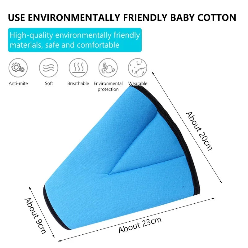 Adjustable Triangle Car Seat Belt Clip – Child Safety Seatbelt Positioner Pad