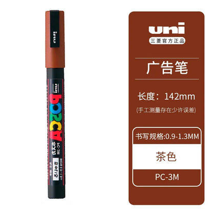 Uni Posca Full Marker Set – Multi-Colours Acrylic Permanent Graffiti Painting Pens