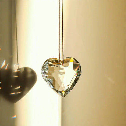 1Pc Clear Crystal Feng Shui Ball – Sun Catcher Prism Ornament for Home, Party & Wedding Décor (20–50mm)