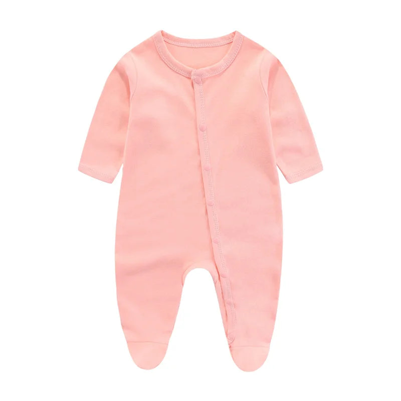 Newborn Girl Romper 2023 – Autumn Winter Soft Cotton Infant Onepiece for 0-9 Months