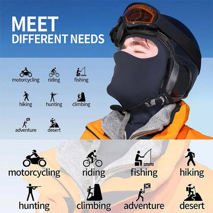 Men’s Full Face Balaclava Mask – Windproof, Breathable Sun Protection for Cycling, Hiking & Motorcycling