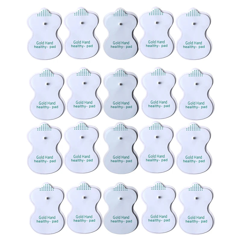 10/20pcs Electrode Pads Reusable Massage Patch – Replacement TENS Electrodes for Digital Therapy Machines