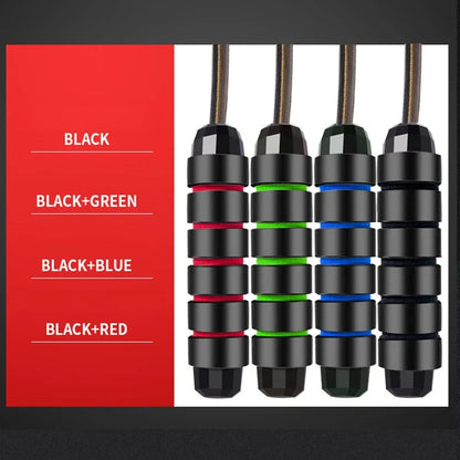 Jump Rope, Tangle-Free Rapid Speed Jumping Rope Cable with Ball Bearings for Women, Men, and Kids, Adjustable Steel Jump Rope