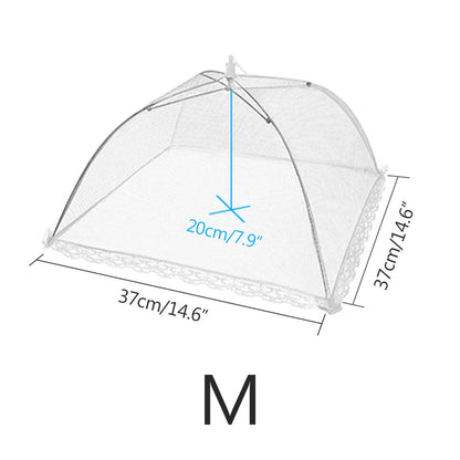 Pop-Up Mesh Food Cover Tent – Foldable Insect-Proof Umbrella Net for Outdoor Picnic & Kitchen Use