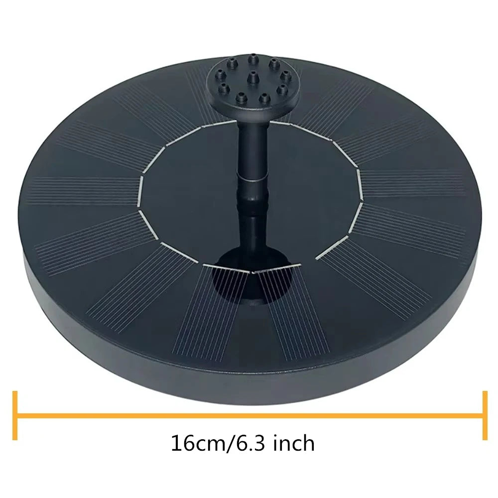 Waterfall Fountain Mini Solar Water Fountain Pool Pond Garden Decoration Outdoor Bird Bath Solar Powered Fountain Floating Water