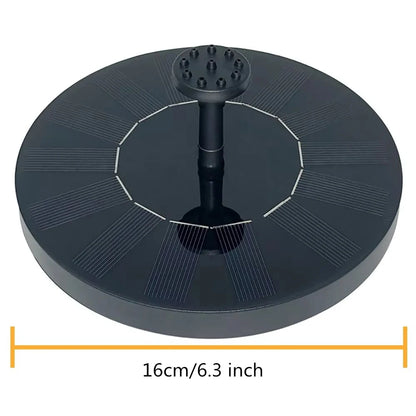 Waterfall Fountain Mini Solar Water Fountain Pool Pond Garden Decoration Outdoor Bird Bath Solar Powered Fountain Floating Water