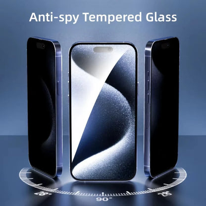 NNBILI 5PCS Anti-peep Screen Protector For iPhone 16 Pro Max 15Pro 14 Plus13 Anti Scratch Privacy Tempered Glass For iPhone 16e