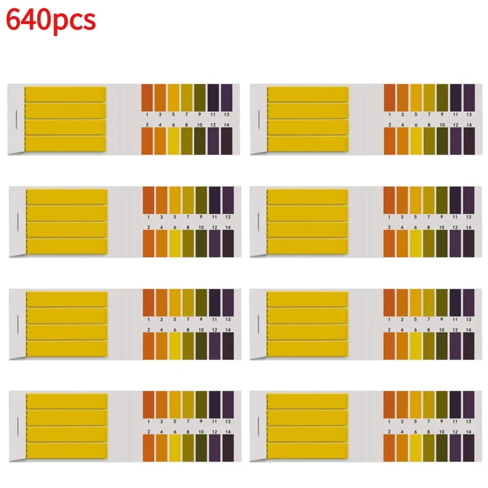 PH Test Strips – Wide Range 1–14 pH Litmus Paper for Water, Soil & Cosmetics